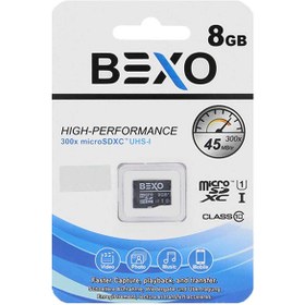 تصویر BEXO microSDHC UHS-I U1 Class10-45MB/s-8GB(گارانتی داده پردازی آواتک) 