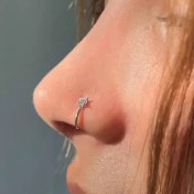 تصویر پیرسینگ استیل مدل PS580 ضد حساسیت 