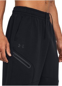 تصویر شلوار گرمکن ورزشی مردانه آندر آرمور اورجینال مشکی Under Armour 5003122139 