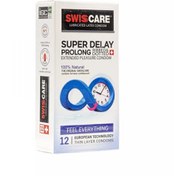 تصویر کاندوم فوق تاخیری سوئیس کر Super Delay Prolong بسته ۱۲ عددی 