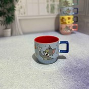 تصویر ماگ سرامیکی مدل کرکره ای طرح تام و جری - طرح 1 