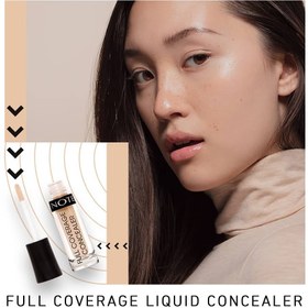 تصویر کانسیلر مایع نوت Full Coverage در چند رنگ Note Concealer Liquid Full Coverage