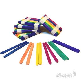 تصویر چوب بستنی رنگی رنگی 