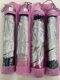 تصویر چتر تاشو جیبی ساده 