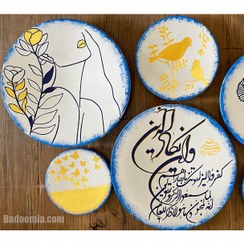 تصویر ست خاص دیوارکوب شش تکه طرح ان یکاد 