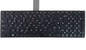 تصویر کیبرد لپ تاپ ایسوس X550 مشکی اینتر کوچک فلت بلند Keyboard Laptop Asus X550