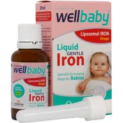 تصویر قطره آهن لیپوزومال ول بیبی ویتابیوتیکس 30 میل Well Baby Liposomal Iron Drops Vitabiotics 30ml