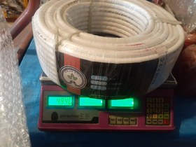 تصویر شلنگ گاز سفید فروش توپ ۵۰متری قطر ۹ میلیمتر وزن ۵کیلو 