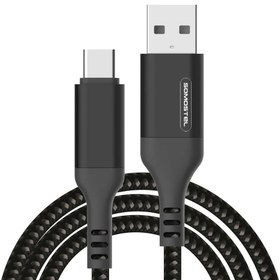 تصویر کابل تبدیل USB به USB-C سوموس تل مدل FAST CHARGE BW16 طول 1 متر 