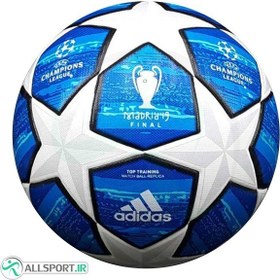 تصویر توپ فوتبال آدیداس Adidas UEFA Champions League Madrid 2019 Blue 