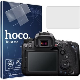 تصویر گلس دوربین کنون EOS 90D مدل هیدروژلی شفاف برند هوکو کد S 