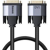 تصویر کابل DVI باسئوس مدل CAKSX-Q0G طول 1 متر Baseus CAKSX-Q0G Enjoyment 4K DVI to DVI bidirectional