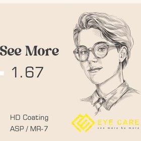 تصویر عدسی see more مدل 1.67 