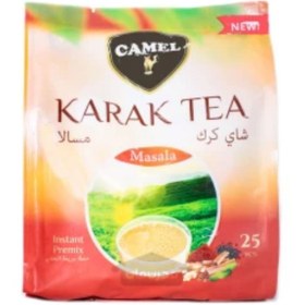 تصویر چای کرک کمل با طعم زنجبیل 500 گرم 25 عدد CAMEL CAMEL Karak tea with ginger flavoured 500 g 25 psc