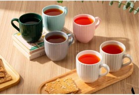 تصویر ماگ شیاردار سرامیکی 