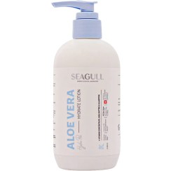 تصویر لوسیون آبرسان بدن آلوئه ورا سی گل مناسب انواع پوست حجم 300میلی لیتر seagull body lotion hydrate aloe vera all skin 300ml