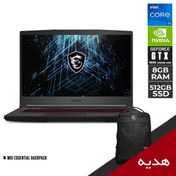 تصویر لپ تاپ گیمینگ MSI GF63 | 8GB RAM | 512GB SSD | I5 | 4GB VGA MSI GF63