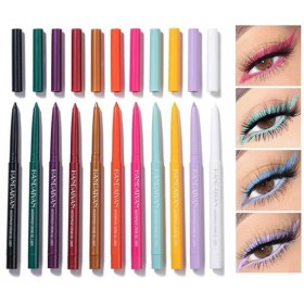 تصویر خط چشم شمعی رنگی فلومرور 