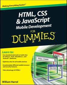 تصویر دانلود کتاب HTML, CSS, and JavaScript Mobile Development For Dummies ویرایش 1 کتاب انگلیسی توسعه HTML ، CSS و JavaScript Mobile برای Dummies ویرایش 1