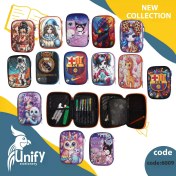 تصویر جامدادی فانتزی کتابی یونیفای کد 6009 