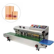 تصویر دستگاه دوخت ریلی افقی با تاریخ زن جوهری آرازتک مدل SE10-SS بدنه تمام استیل سری ۱۰۰۰ 