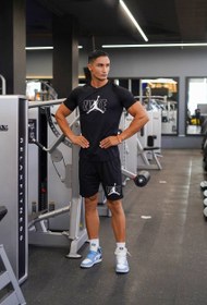 تصویر ست تیشرت شلوارک نایک جردن لیزری 