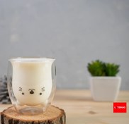 تصویر ماگ مدل دوجداره طرح خرسی ماگ مدل دوجداره طرح خرسی