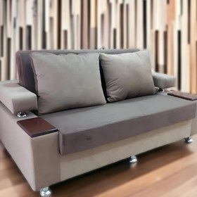 تصویر مبل تختخواب شو 2 نفره مدل آلما دسته کنسولی Sofa Bed Model Alma Consoli code s