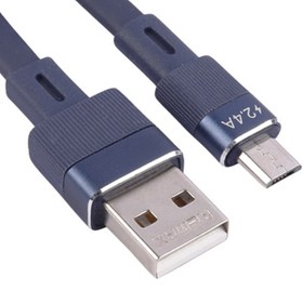 تصویر کابل تبدیل USB به MicroUSB ریمکس مدل RC-C001A-M طول 1 متر ا Remax RC-C001A-M USB To MicroUSB 1M Remax RC-C001A-M USB To MicroUSB 1M