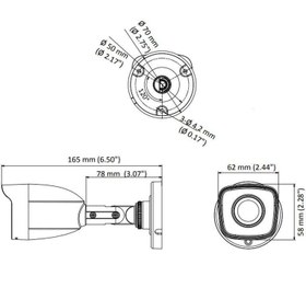 تصویر دوربین مداربسته هایلوک مدل THC-B۱۴۰-M ا 4MP EXIR Bullet Camera 4MP EXIR Bullet Camera