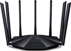 تصویر روتر بی سیم گیگابیت دوبانده تندا AC2100 مدل AC23 Tenda AC23 AC2100 Dual Band Gigabit Wireless Router