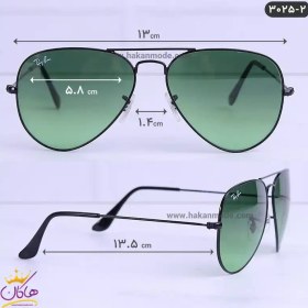 تصویر عینک آفتابی خلبانی ری بن RayBan RB3025S 00332 