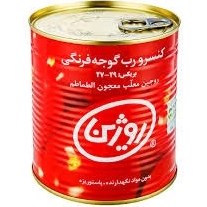 تصویر رب گوجه‌فرنگی روژین ۸۰۰ گرم قوطی ـ بسته ۱۲ عددی 