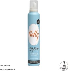 تصویر موس حالت دهنده قوی مو نلی NELLY مدل styling STRONG HOLD حجم 300 میل Nelly styling STRONG HOLD 300ml