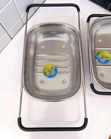 تصویر سبد سینک استیل کشویی متوسط 