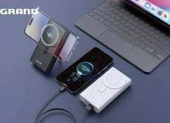 تصویر پاوربانک 22.5W وایرلس مگ سیف KPS مدل WPG-203 ظرفیت 20000 میلی آمپر ساعت 