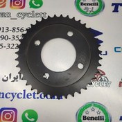 تصویر چرخ دنده زنجیر عقب موتور سیکلت یاماها وای بی YB125 