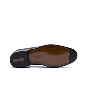 تصویر کفش چرم مجلسی مردانه یریش مدل الگانت هشترک کشی - عسلی / 41 