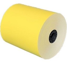 تصویر رول کاغذ حرارتی رنگی -40 متری زرد-کارتن 60 عددی 
