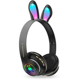 تصویر هدفون بلوتوثی رم خور PM-08 Rabbit Ear PM-08 Rabbit Ear Bluetooth Headset