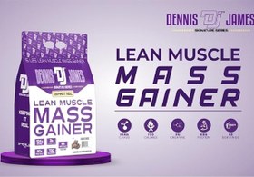 تصویر مس گینر 6.750 کیلوگرم دنیس جمز DJ LEAN MUSCLE MASS GAINER 15LB