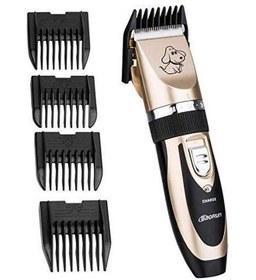 تصویر کیفیت برش موی حیوانات خانگی با ماشین اصلاح برقی و شارژی برند generic Electric Rechargeable Pet Animal Hair Trimmer Kit