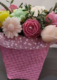 تصویر دسته گل شمع phonix_candle