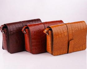 تصویر کیف چرم طبیعی مدل یاسمن kife charm tabiee model yasaman