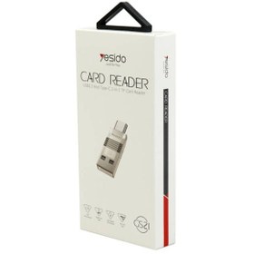 تصویر رم ریدر Yesido GS21 USB OTG Type-C Yesido GS21 OTG Type-C card reader