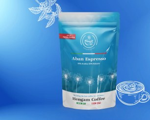 تصویر قهوه اسپرسو ۸۰٪عربیکا۲۰٪ روبوستا 