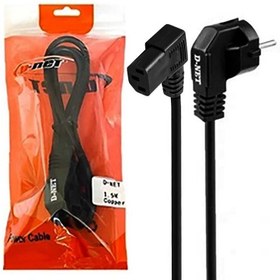 تصویر کابل برق 90 درجه 1.5 متری d-net d-net