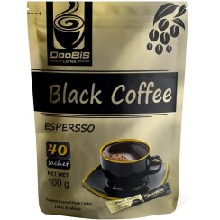 تصویر بلک کافی اسپرسو دوبیس 40 عددی Black Coffee Espresso Doobis 40 pcs