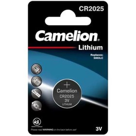 تصویر باتری سکه ای کملیون مدل CR2025 بسته 1 عددی Camelion coin battery model CR2025 Pack of 1