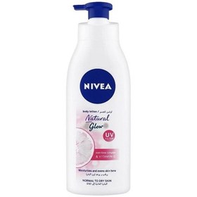 تصویر لوسیون بدن نیوآ Nivea مدل Natural glow Uv Filter حجم 400 میلی لیتر 